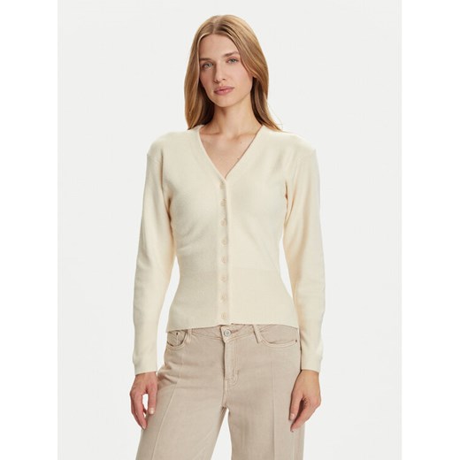 Vero Moda Kardigan Saba 10334777 Beżowy Regular Fit ze sklepu MODIVO w kategorii Swetry damskie - zdjęcie 185870609