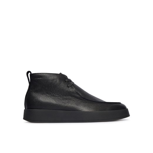 Calvin Klein Trzewiki Hybrid Cup Apron Boot Lth HM0HM01987 Czarny ze sklepu MODIVO w kategorii Buty zimowe męskie - zdjęcie 185870645