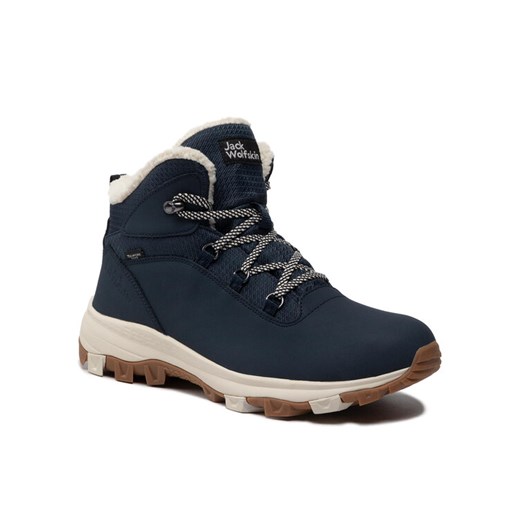 Jack Wolfskin Trekkingi Everquest Texapore Mid W 4053581 1171 080 Granatowy ze sklepu MODIVO w kategorii Buty trekkingowe damskie - zdjęcie 185870657