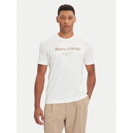 Marc O'Polo T-Shirt 528 2305 51196 Écru Regular Fit ze sklepu MODIVO w kategorii T-shirty męskie - zdjęcie 185870668