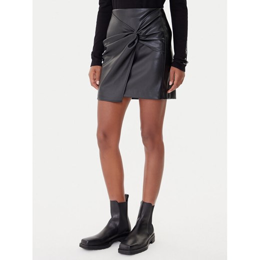 Vero Moda Spódnica z imitacji skóry Gawn 10333689 Czarny Regular Fit ze sklepu MODIVO w kategorii Spódnice - zdjęcie 185870745