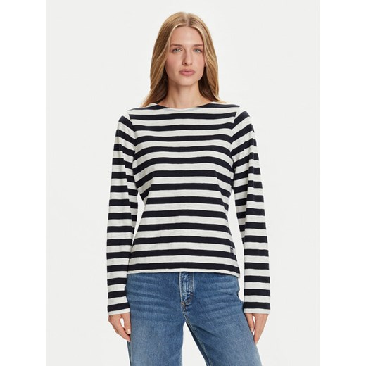 Marc O'Polo Bluzka 508 3014 52145 Granatowy Relaxed Fit ze sklepu MODIVO w kategorii Bluzki damskie - zdjęcie 185870775