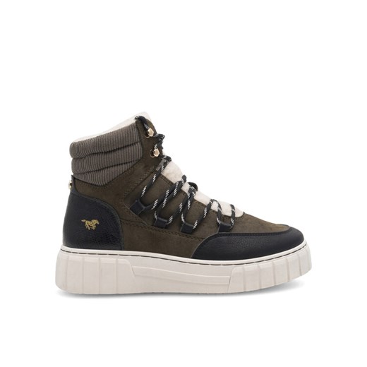 Mustang Sneakersy 1446-601 Khaki ze sklepu MODIVO w kategorii Śniegowce damskie - zdjęcie 185870776