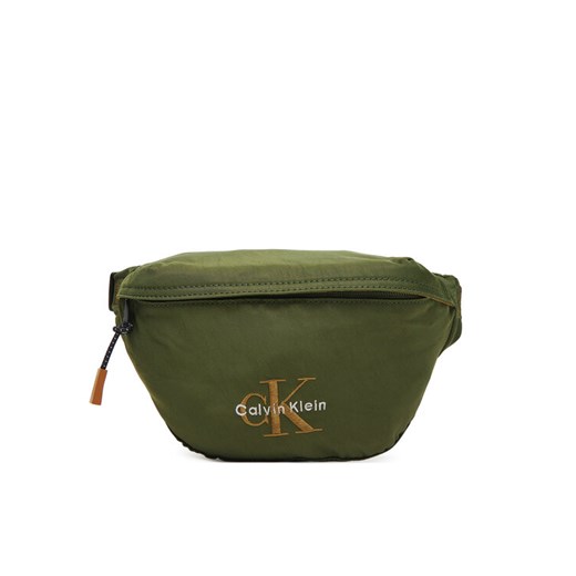 Calvin Klein Saszetka nerka Bold Waistbag LV04D3116G Khaki ze sklepu MODIVO w kategorii Nerki - zdjęcie 185870885