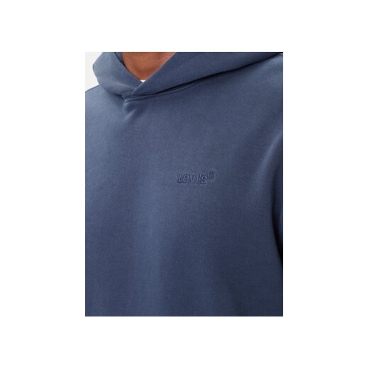 Levi's® Bluza Authentic A8435-0020 Niebieski Relaxed Fit M MODIVO