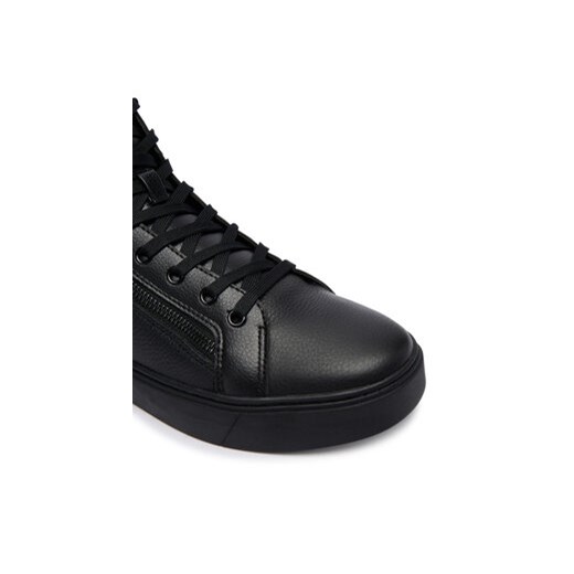 Calvin Klein Sneakersy Classic Cup Mid Laceup Zip Lth YM0YM01428 Czarny Calvin Klein 41 MODIVO