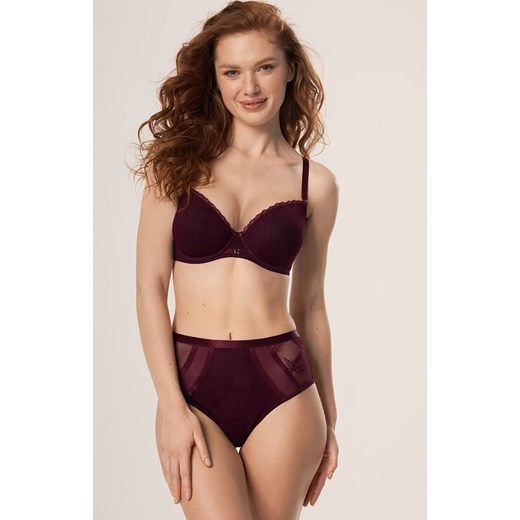 Mefemi majtki brazyliany wysokie Viviene, Kolor burgund, Rozmiar S, Mefemi ze sklepu Primodo w kategorii Majtki damskie - zdjęcie 185882649