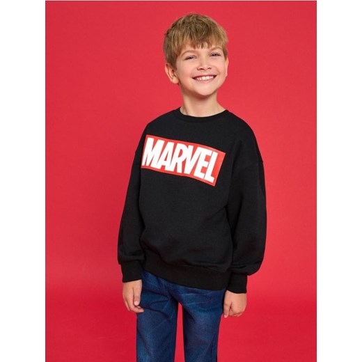 Sinsay - Bluza crewneck Marvel - czarny ze sklepu Sinsay w kategorii Bluzy chłopięce - zdjęcie 185883308