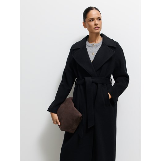 Mohito - Płaszcz z wełną - czarny Mohito 42 Mohito