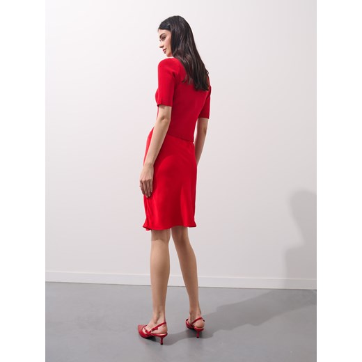 Mohito - Spódnica mini z wiskozy - czerwony ze sklepu Mohito w kategorii Spódnice - zdjęcie 185884857