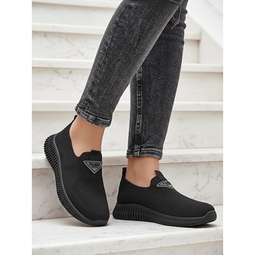 Royalfashion Wsuwane damskie materiałowe buty sportowe Serra ze sklepu royalfashion.pl w kategorii Buty sportowe damskie - zdjęcie 185885438