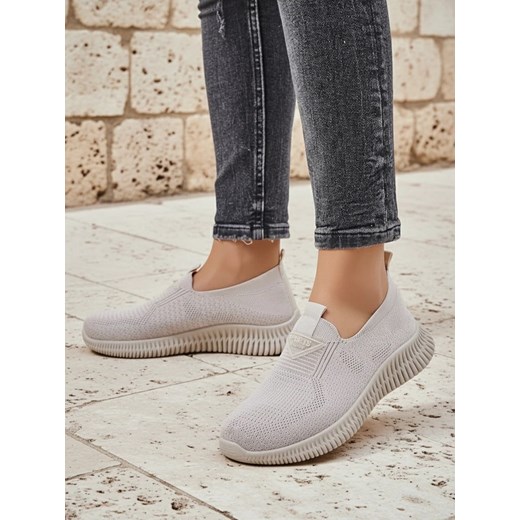 Royalfashion Wsuwane damskie materiałowe buty sportowe Serra ze sklepu royalfashion.pl w kategorii Buty sportowe damskie - zdjęcie 185885466