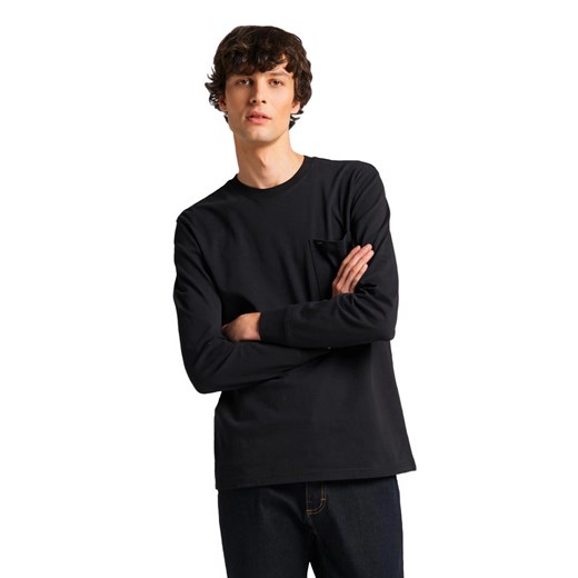 LEE LS POCKET TEE REGULAR FIT MĘSKI LONGSLEEVE KOSZULKA LOGO BLACK L64QSW01 112115878 ze sklepu YouNeedit.pl w kategorii T-shirty męskie - zdjęcie 185885838