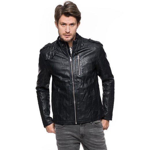 KURTKA SKÓRZANA TOM TAILOR LEATHER LOOK BIKER JACKET 3721883.00.12 COL. 2578 SSN 5040 ze sklepu YouNeedit.pl w kategorii Kurtki męskie - zdjęcie 185886147