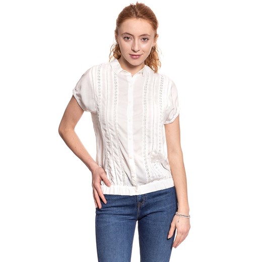 DAMSKA KOSZULA WRANGLER ROMANTIC TOP OFFWHITE W504LME02 112129262 ze sklepu YouNeedit.pl w kategorii Bluzki damskie - zdjęcie 185886336