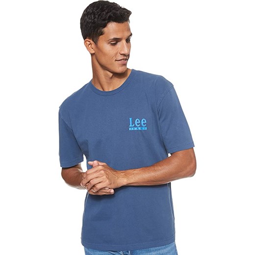 LEE HALF SLEEVE GRAPHIC MĘSKI T-SHIRT KOSZULKA Z KRÓTKIM RĘKAWEM LOGO SKY CAPTAIN L63GFEHY 112115025 ze sklepu YouNeedit.pl w kategorii T-shirty męskie - zdjęcie 185886625