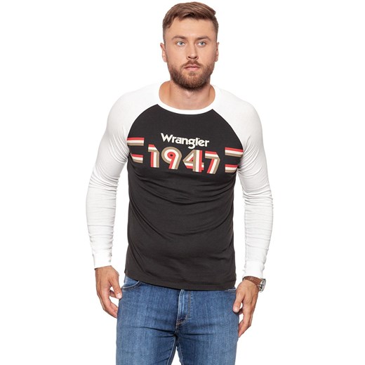 LONGSLEEVE WRANGLER LS 1947 TEE FADED BLACK W7B82GOV6 112131552 ze sklepu YouNeedit.pl w kategorii T-shirty męskie - zdjęcie 185886886