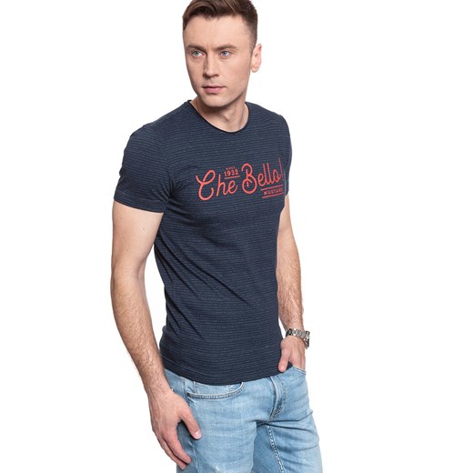 MĘSKI T-SHIRT MUSTANG AARON C STRIPE + AW 1008959 11559 Mustang M YouNeedit.pl
