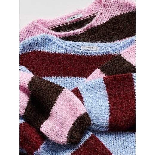 Reserved - Sweter w paski - wielobarwny Reserved M Reserved