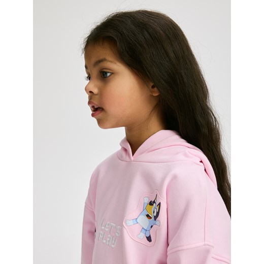 Reserved - Bluza Bluey - różowy ze sklepu Reserved w kategorii Bluzy dziewczęce - zdjęcie 185889537