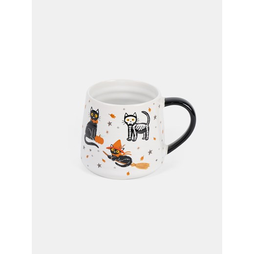 Sinsay - Kubek z motywem halloweenowym - biały Sinsay One Size Sinsay