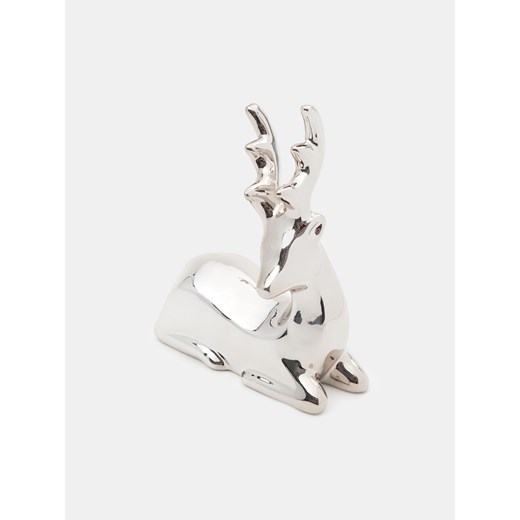 Sinsay - Dekoracja świąteczna w kształcie renifera - srebrny Sinsay One Size Sinsay