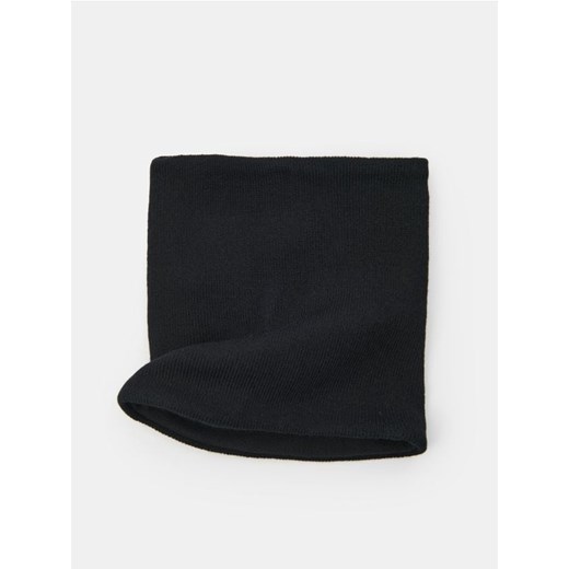 Sinsay - Prążkowany szalik basic - czarny Sinsay S Sinsay