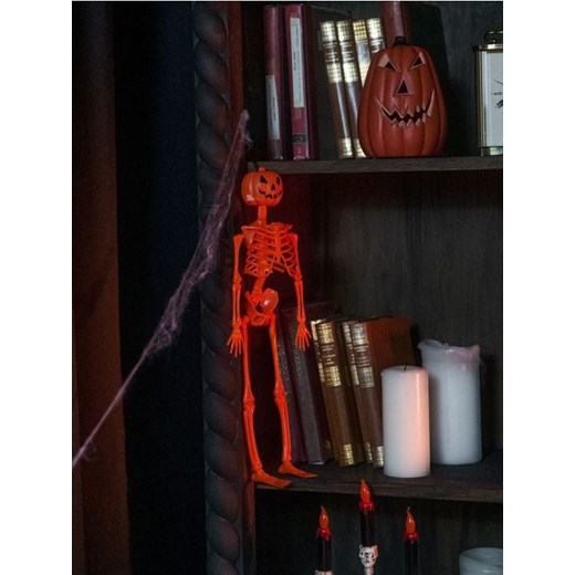 Sinsay - Dekoracja halloweenowa w kształcie szkieleta - pomarańczowy ze sklepu Sinsay w kategorii Dom - zdjęcie 185894606