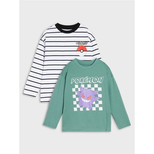 Sinsay - Koszulki 2 pack Pokémon - wielobarwny ze sklepu Sinsay w kategorii T-shirty chłopięce - zdjęcie 185894649