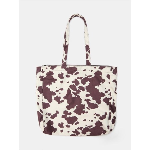 Sinsay - Torebka tote ze wzorkiem - wielobarwny ze sklepu Sinsay w kategorii Torby Shopper bag - zdjęcie 185894656