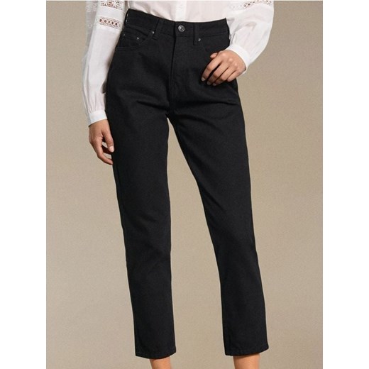 Sinsay - Jeansy mom fit - czarny ze sklepu Sinsay w kategorii Jeansy damskie - zdjęcie 185894778