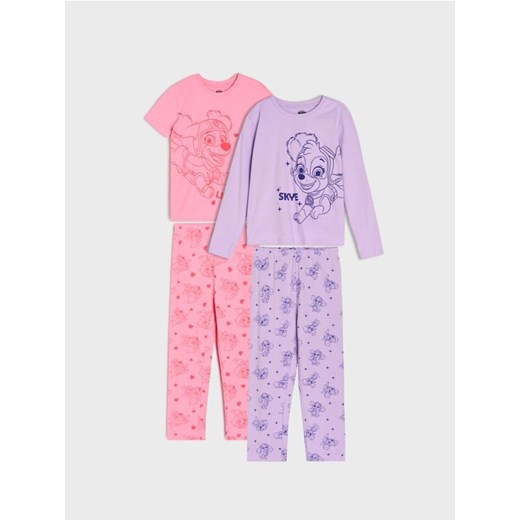 Sinsay - Piżamy 2 pack PAW Patrol - różowy ze sklepu Sinsay w kategorii Piżamy dziecięce - zdjęcie 185894866