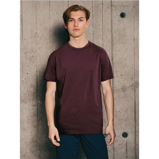 Sinsay - Koszulka basic - czerwony ze sklepu Sinsay w kategorii T-shirty męskie - zdjęcie 185894986