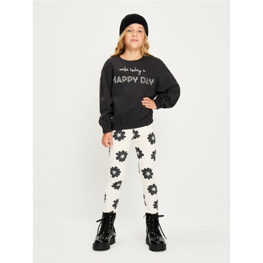 Sinsay - Komplet: bluza i legginsy - wielobarwny Sinsay 104 (3-4 l) Sinsay