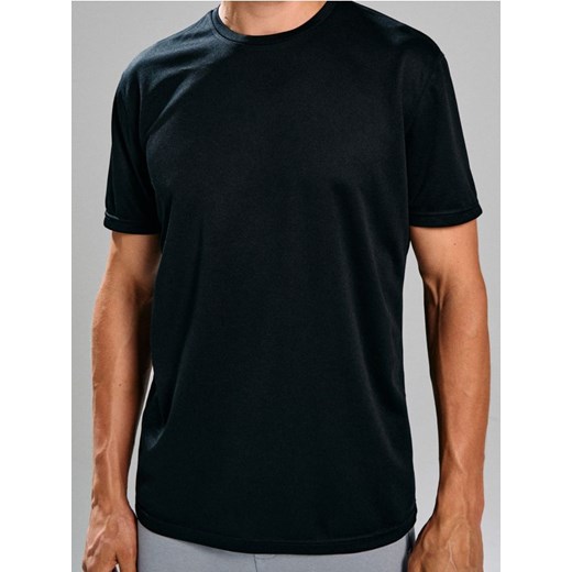 Sinsay - Koszulka Snsy Performance - czarny ze sklepu Sinsay w kategorii T-shirty męskie - zdjęcie 185895076