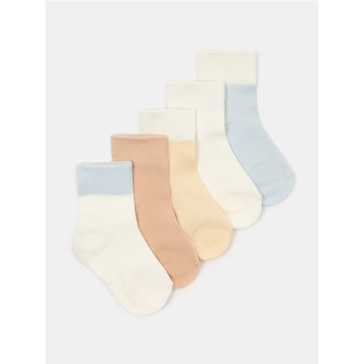 Sinsay - Skarpetki niemowlęce 5 pack - wielobarwny - id: 706FF-MLC - marki Sinsay - 185895148 Sinsay - Skarpetki niemowlęce 5 pack - wielobarwny ze sklepu Sinsay w kategorii Skarpetki dziecięce - zdjęcie 185895148