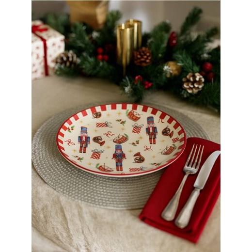 Sinsay - Talerz ceramiczny - biały ze sklepu Sinsay w kategorii Dom - zdjęcie 185895288