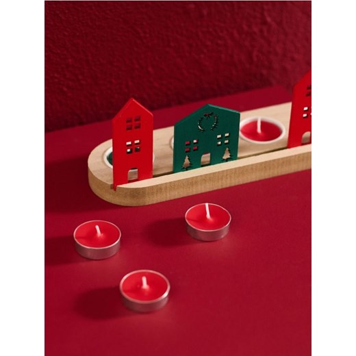 Sinsay - Świeczki 10 pack Christmas Cranberry - czerwony ze sklepu Sinsay w kategorii Dom - zdjęcie 185895319