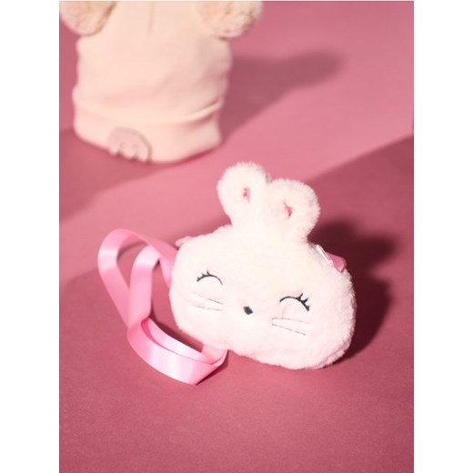 Sinsay - Puszysta torebka z elementami 3D - kremowy ze sklepu Sinsay w kategorii Torby i walizki dziecięce - zdjęcie 185895409