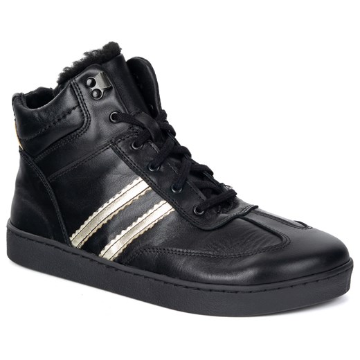 Skórzane buty BAREFOOT damskie zimowe 201MP ocieplane z naturalnej skóry ze sklepu butyolivier w kategorii Botki - zdjęcie 185896797