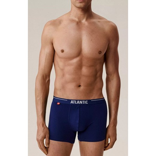 Atlantic 5-pack bokserki męskie 5SMH-004-NIE/ZIE/CZA/SZM/NIEC, Kolor niebiesko-szary, Rozmiar M, ATLANTIC ze sklepu Intymna w kategorii Majtki męskie - zdjęcie 185897016