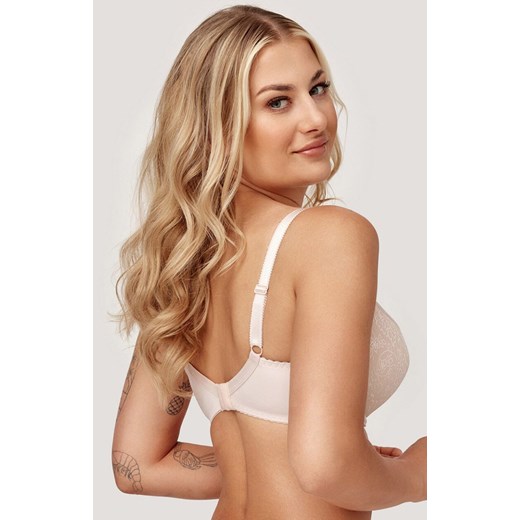 Azal biustonosz półusztywniany semi-soft beżowy Vanessa, Kolor beżowy, Rozmiar 70E, AZAL ze sklepu Intymna w kategorii Biustonosze - zdjęcie 185897027