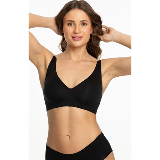 Czarny biustonosz miękki soft Jelly Bra Basic, Kolor czarny, Rozmiar L, Julimex ze sklepu Intymna w kategorii Biustonosze - zdjęcie 185897075