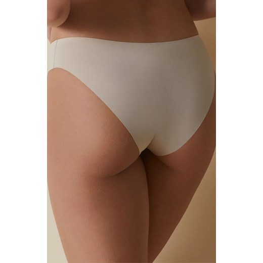 Bezszwowo figi damskie beżowe Bikini 501, Kolor beżowy, Rozmiar L, Selene ze sklepu Intymna w kategorii Majtki damskie - zdjęcie 185897266