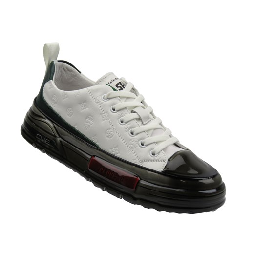 Nowoczesne sneakersy męskie - JOHN DOUBARE 8311, białe ze sklepu ulubioneobuwie w kategorii Buty sportowe męskie - zdjęcie 185897359