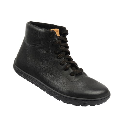 Barefoot skórzane minimalistyczne botki damskie czarne Nika Komfort 1441 ze sklepu ulubioneobuwie w kategorii Botki - zdjęcie 185897435