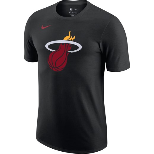 T-shirt męski Nike NBA Miami Heat Essential - Czerń ze sklepu Nike poland w kategorii T-shirty męskie - zdjęcie 185898956