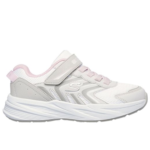 Buty dziecięce Skechers Microspec Tread 303642LNTLP - biało-beżowe ze sklepu streetstyle24.pl w kategorii Buty sportowe dziecięce - zdjęcie 185900548