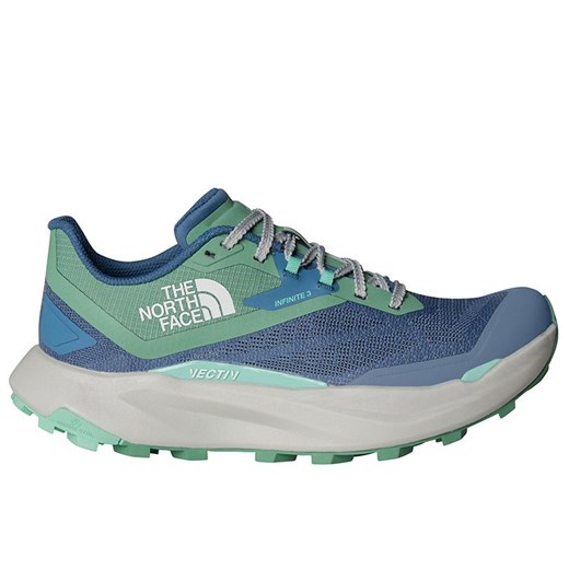Buty damskie The North Face Vectiv Infinite III 0A8AES7Z91 - niebieskie ze sklepu streetstyle24.pl w kategorii Buty trekkingowe damskie - zdjęcie 185900556