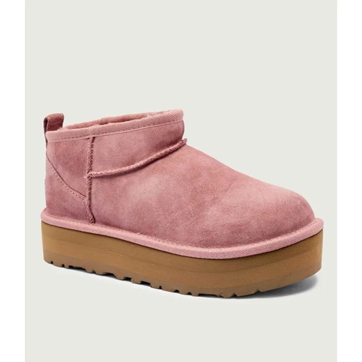 UGG Śniegowce CLASSIC ULTRA MINI PLATFORM | skóra ze sklepu Gomez Fashion Store w kategorii Buty zimowe dziecięce - zdjęcie 185900647